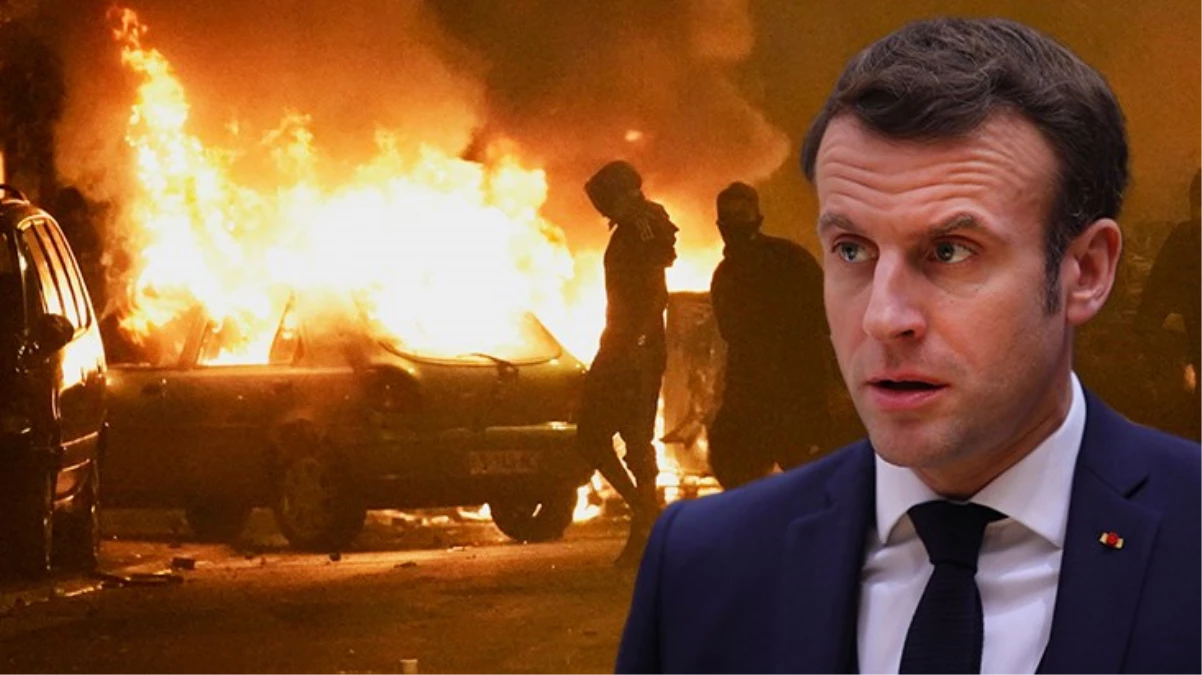 Sokakların yangın yerine döndüğü Fransa’da Macron’un sükunet daveti işe yaramadı! Gözaltı sayısı 200’e dayandı