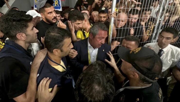 Fenerbahçe Göztepe maçında ne oldu, neden hengame çıktı? Ali Koç neden yere düştü? TFF açıklama son durum!