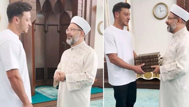 Ali Erbaş, teşekkür için Mesut Özil’i çağırdı: Değerli bir iş başardın