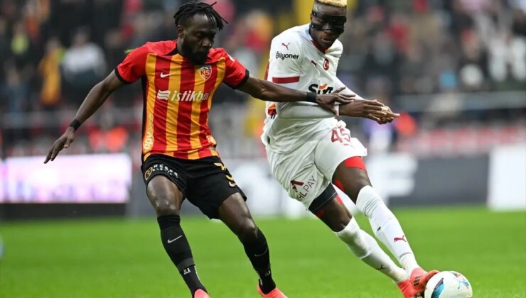 Galatasaray, Kayserispor’u Birinci Yarımda 2-1 Geçti