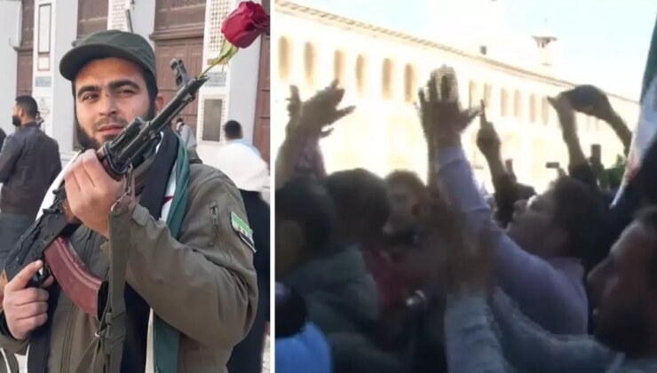 Şam’daki Emevi Camii’nde cuma coşkusu